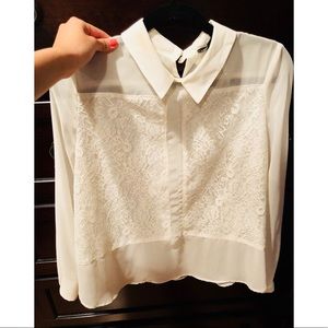 Topshop Peter Pan top